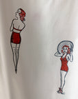 Vintage 1940’s Pin-up Transfers 70’s Towncraft Button Down Shirt