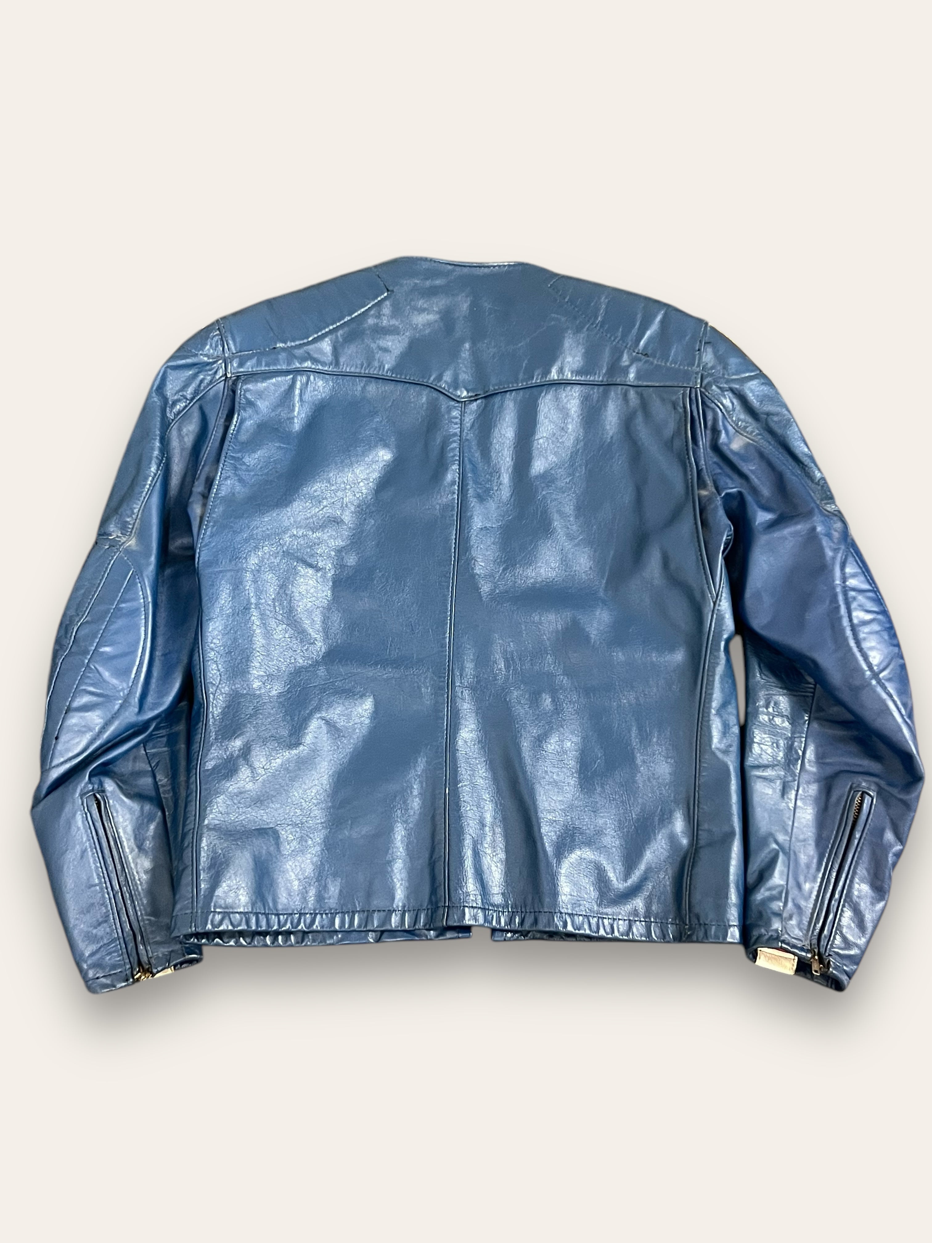 ポ*ポ様 60s BATES twotone leather jacket Vintage 1960's Bates Leather Jacket – Afterlife Boutique