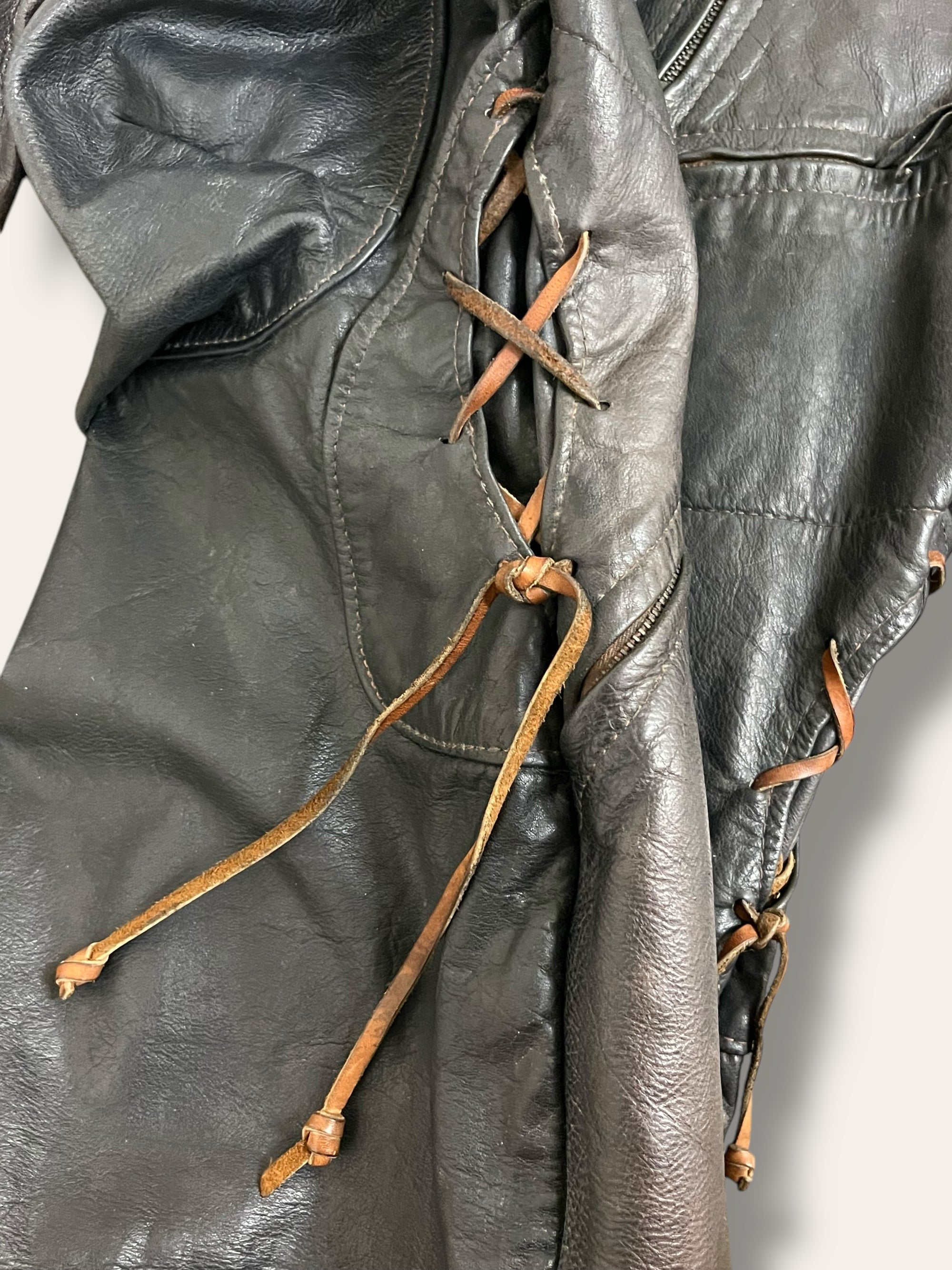Vintage 1960’s-70’s East West Musical Instruments Co. Backpack Leather Jacket