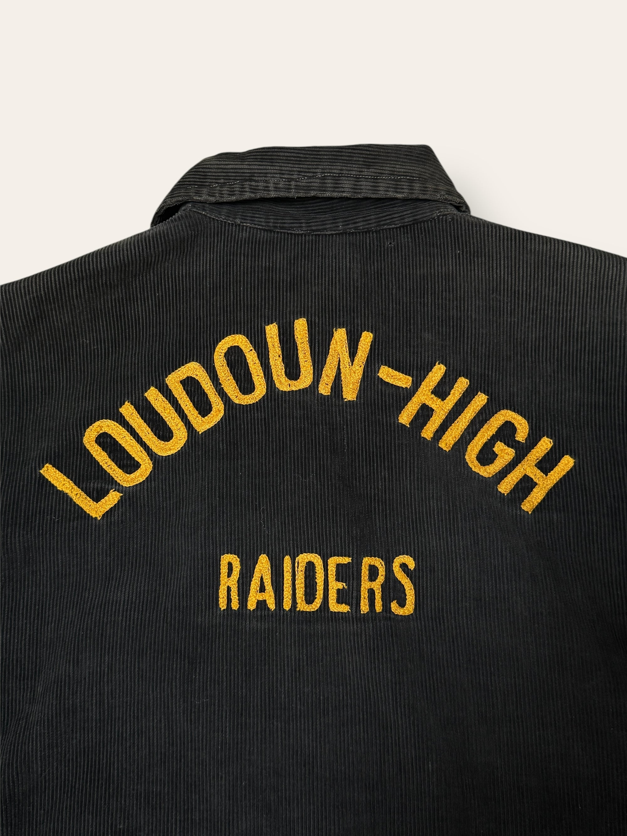 Vintage 1963 Corduroy School Sport Chain Stitch Jacket