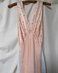 Vintage 1930s Barbizon Silk Rayon Slip Dress | Bias-Cut Negligée Nightgown