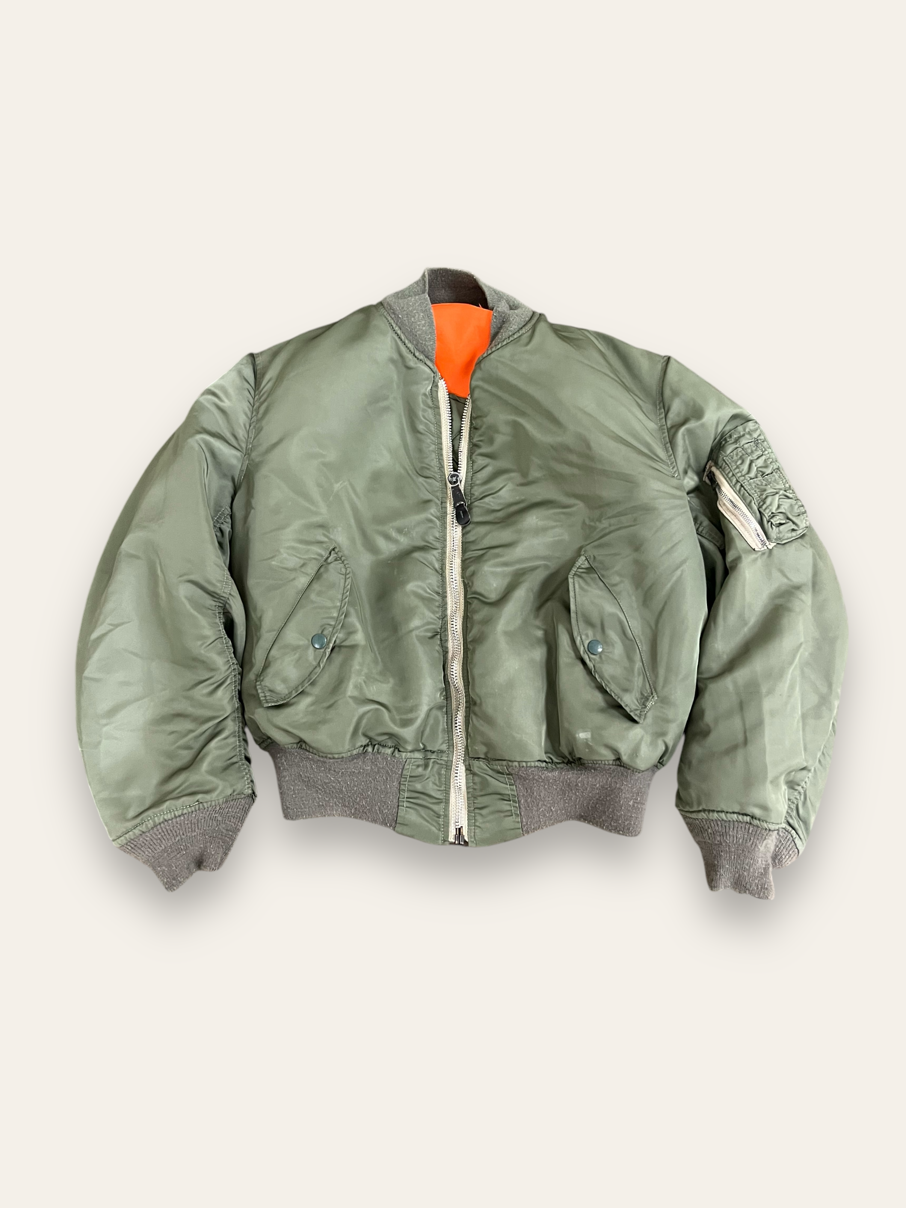 Vintage 1990's Alpha Reversible MA-1 Bomber Jacket – Afterlife