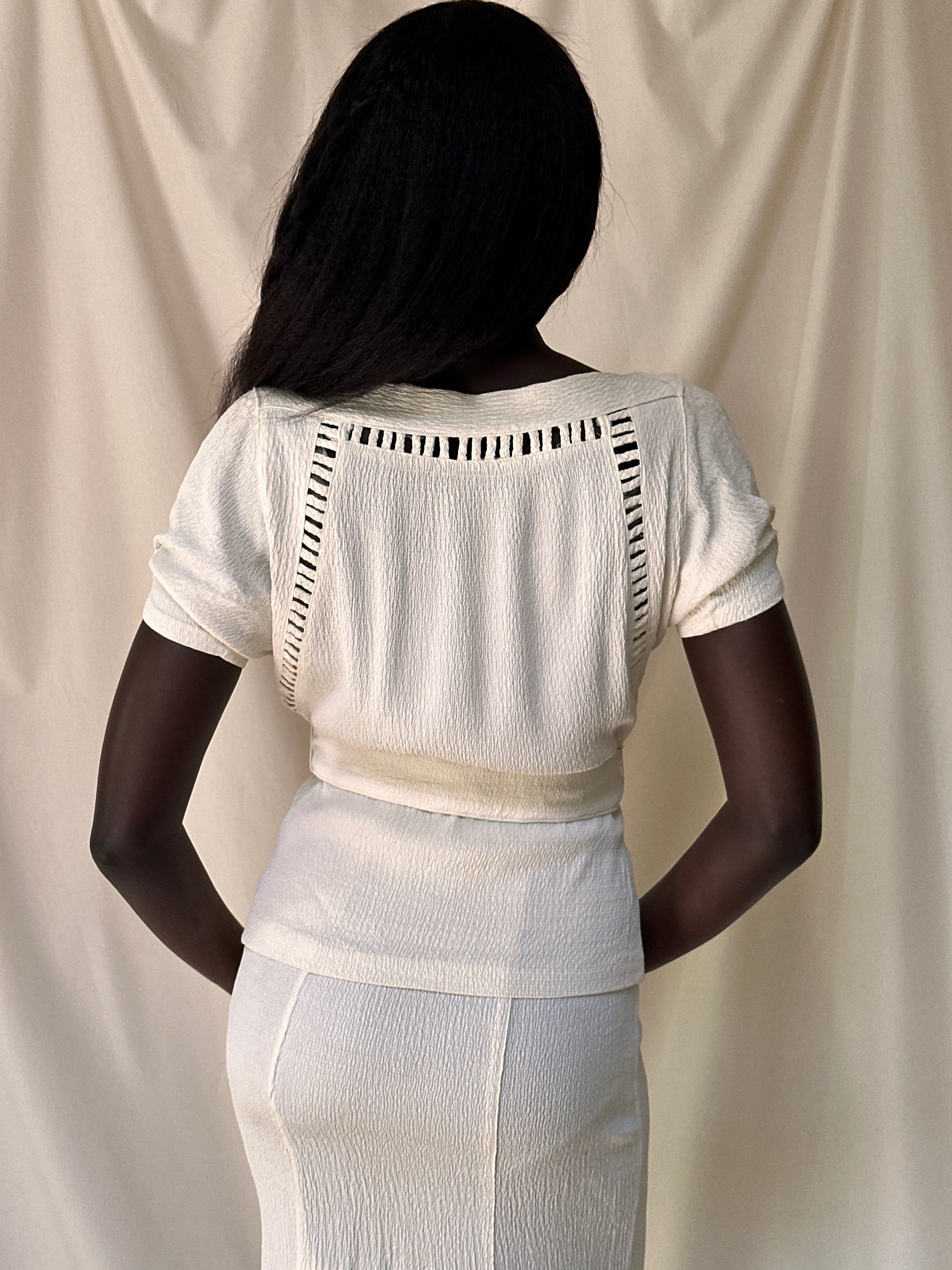Vintage 1930’s Crinkle Rayon Crepe Dress Suit