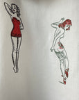 Vintage 1940’s Pin-up Transfers 70’s Towncraft Button Down Shirt