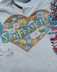Vintage 1976 Kelley Mouse Studio Test Print T-Shirt | STUD San Francisco Bar | Grateful Dead Graphic Jester and Rose Tee | Rare 1970s Psychedelic Art T-Shirt