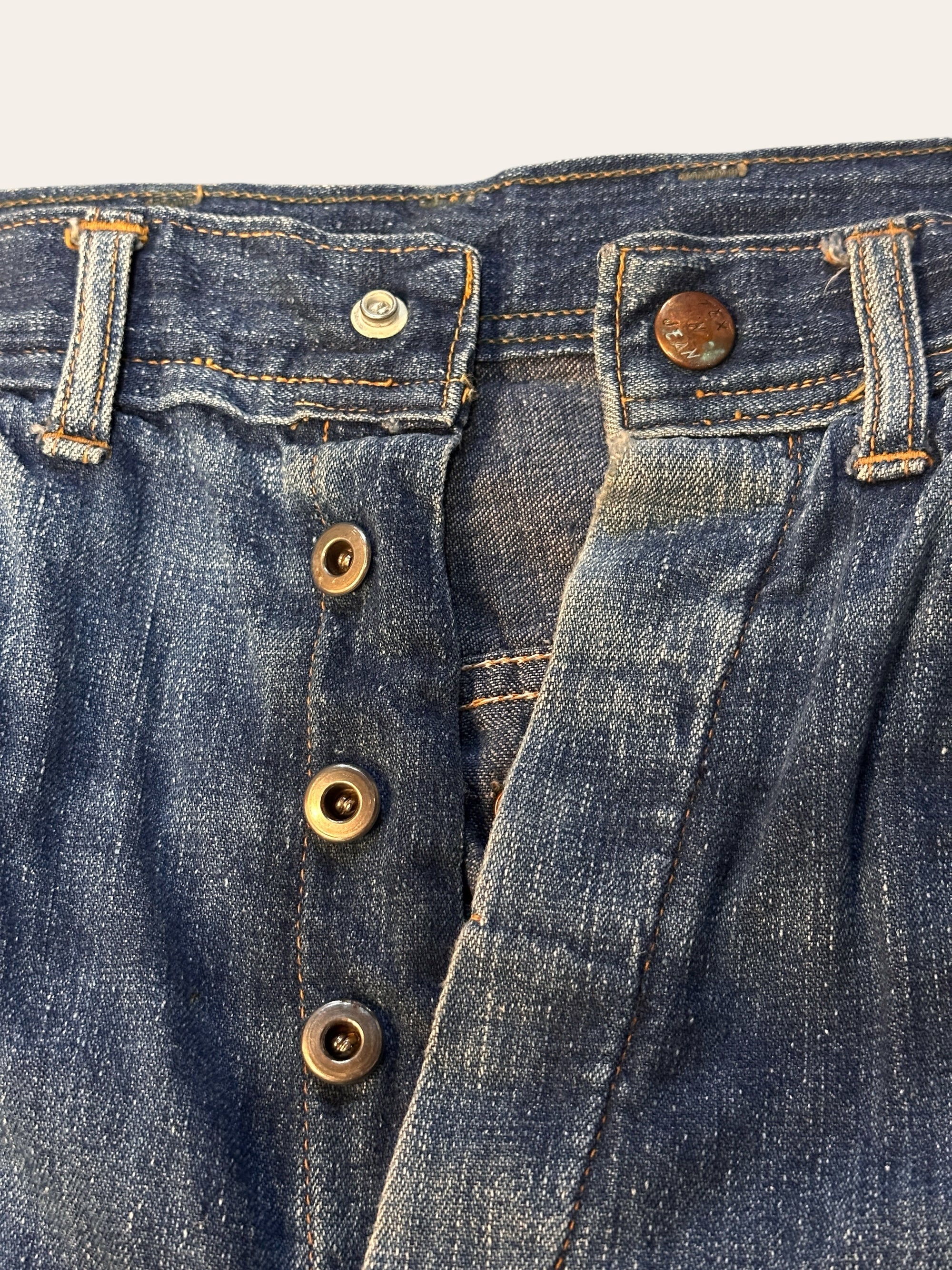 Vintage 1940’s-50’s Tex N Jean Denim W:24
