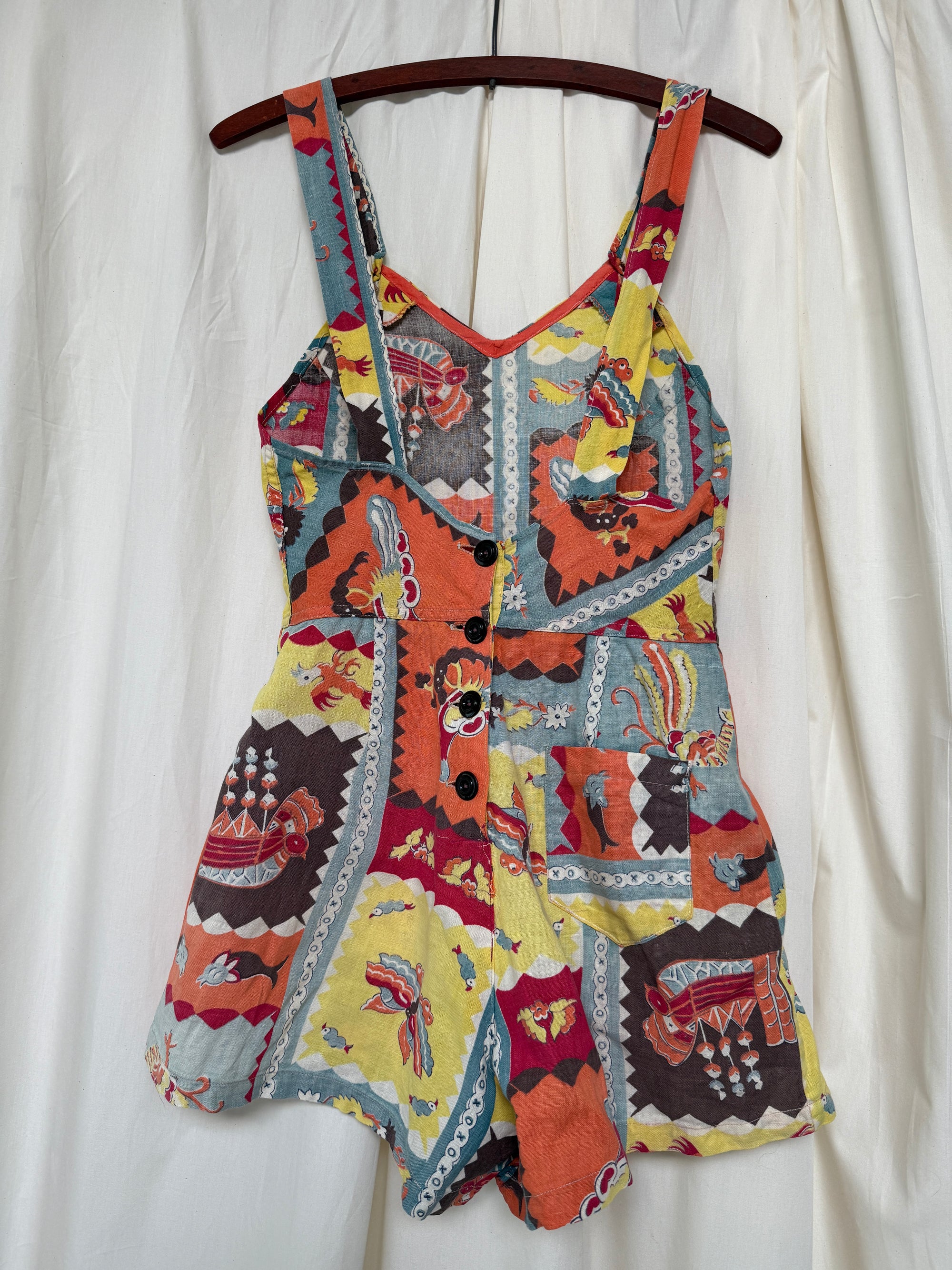Vintage 1930’s Cotton Romper