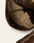 Vintage 1940-50s Windward Horsehide Leather Jacket | Montgomery Ward Brown Belted Back Jacket