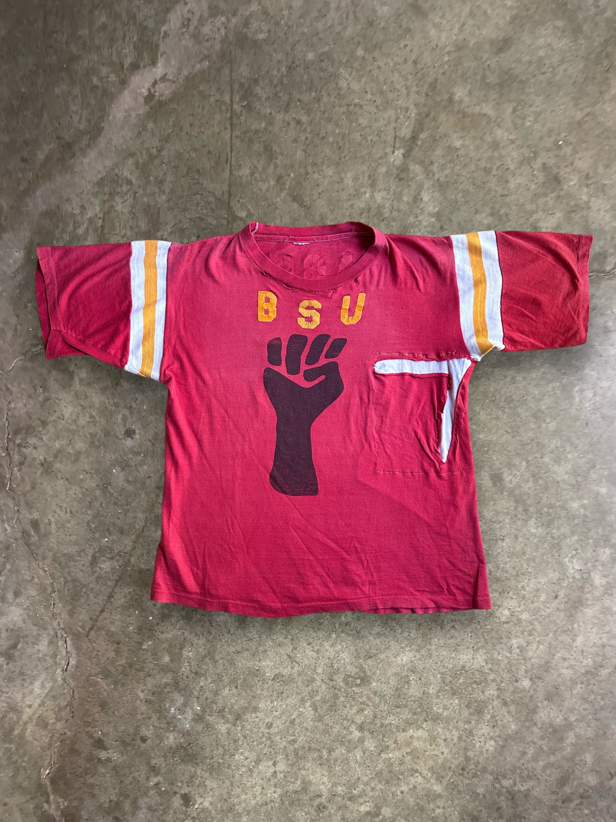 Vintage 1960’s BSU Black Student Union T-Shirt