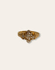 Antique Victorian 14k Gold Diamond Ring Size 6.5
