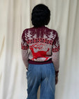 Vintage 1940’s Jim Penney Wool Novelty Sweater