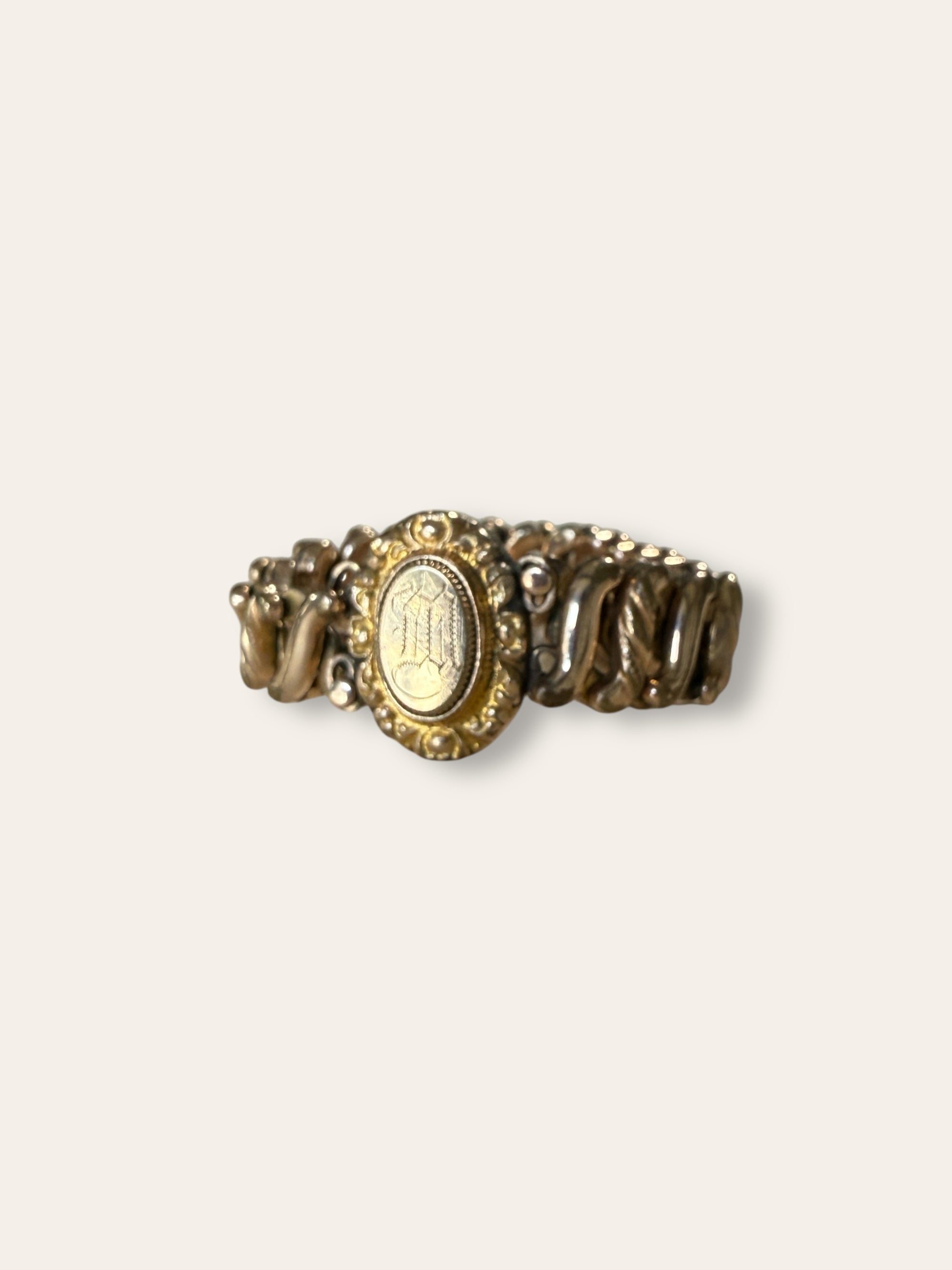 Vintage 1940’s Sweetheart Gold Filled Expansion Engraved Bracelet