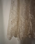 Vintage 1920’s Ecru Chantilly Lace Silk Dress