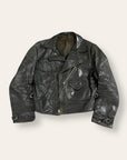 Vintage 1930’s Simmons Bilt D Pocket Horsehide Leather Jacket Sz 40