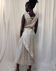 Vintage 1920’s Ecru Chantilly Lace Silk Dress