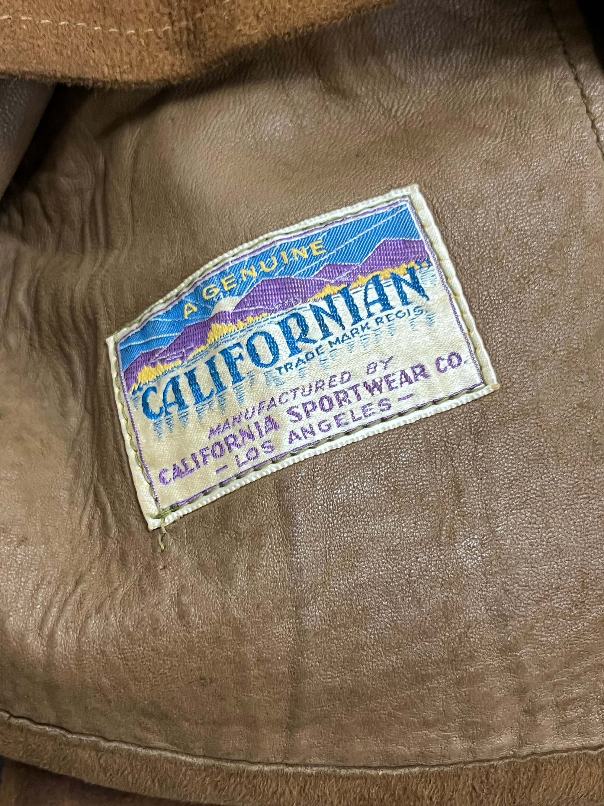 Vintage 1930’s California Suede Jacket
