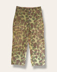 Vintage WWII USMC P44 TROUSERS Frogskin CAMOUFLAGE W:34
