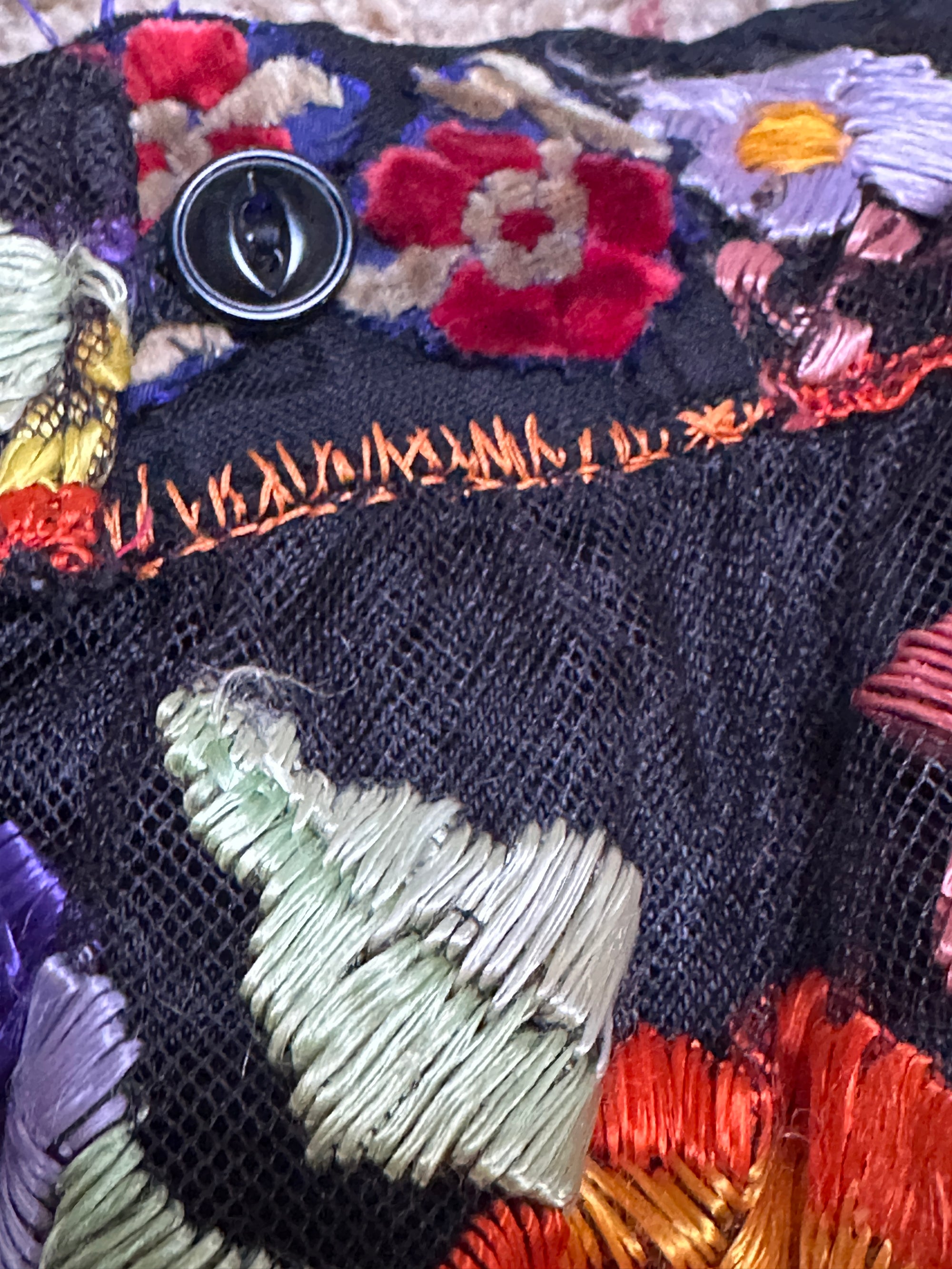 Vintage 1950’s Chiapas Hand Embroidered Skirt