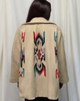 Vintage 1940’s Chimayo Woven Jacket | Southwest Hand Woven Wool Jacket