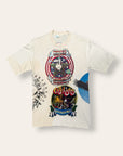 Vintage 1970s Kelley Mouse Studio Test Print T-Shirt | Home Grown Weed | City Lights Bookstore Graphic | Rare 1970s Psychedelic Art T-Shirt