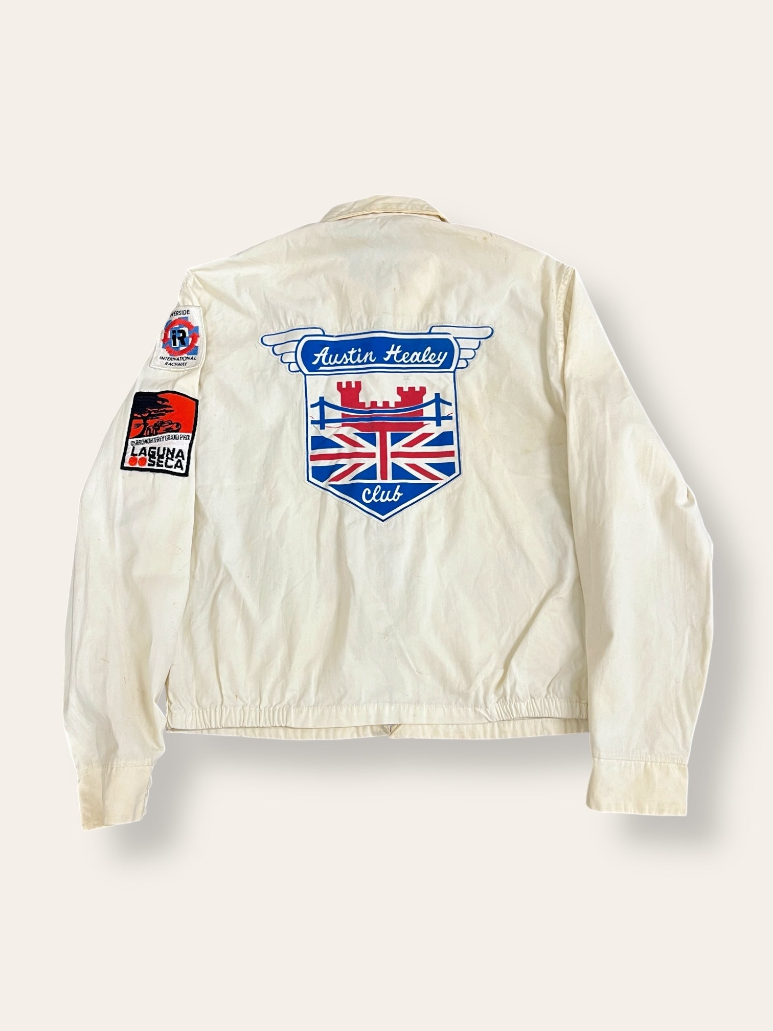 Vintage 1950's Austin Healey British Car Club Racing Jacket