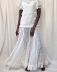 Vintage 1930’s Embroidered Organza Garden Dress
