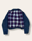 Vintage 1950’s Flannel Lined Denim Jacket