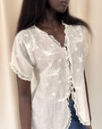 Vintage Early 1900’s Sparrow Gauze Cotton Blouse