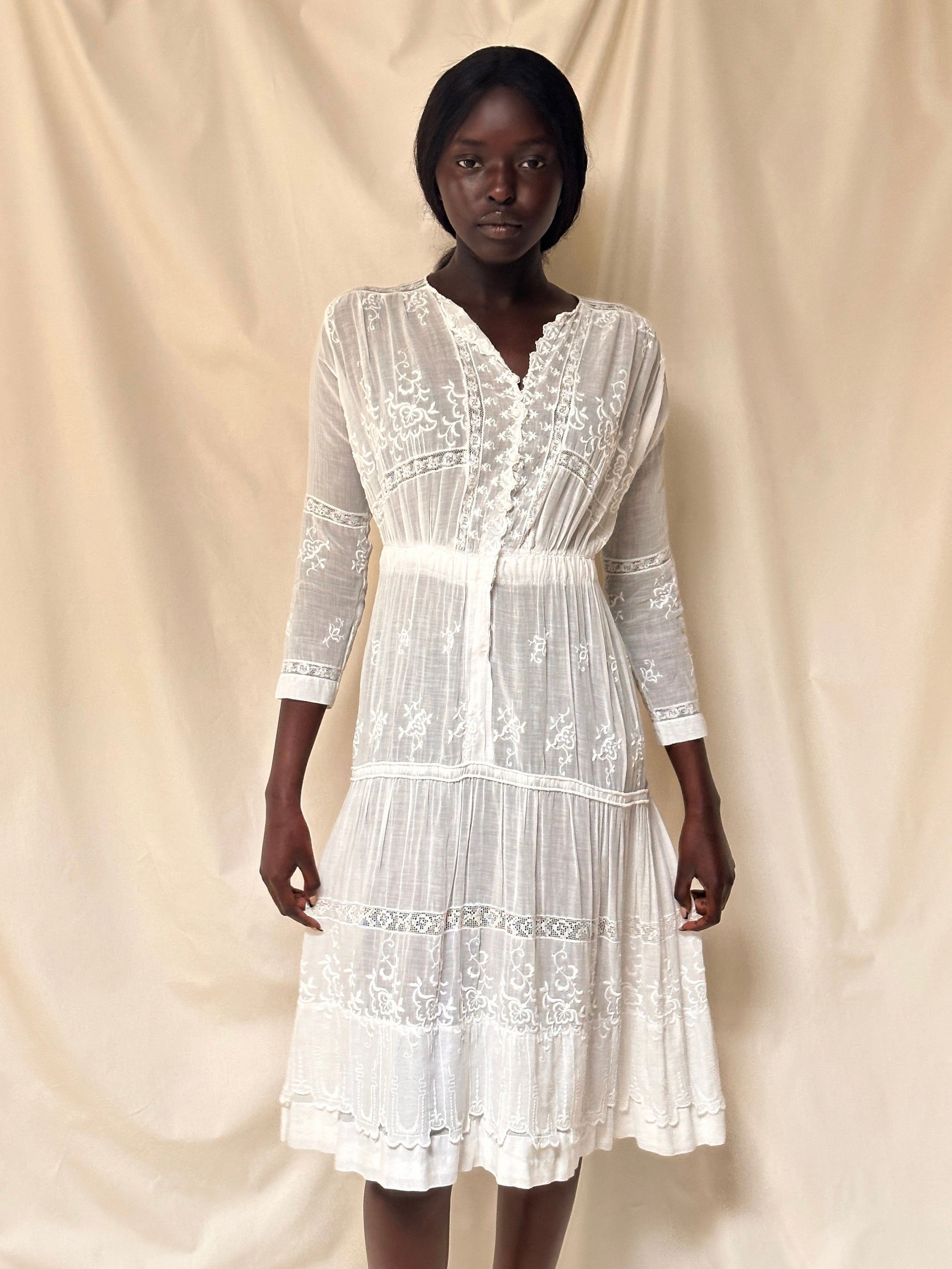 Vintage Edwardian Lawn Dress
