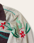 Vintage 1940’s Cactus Flower Embroidery Western Shirt