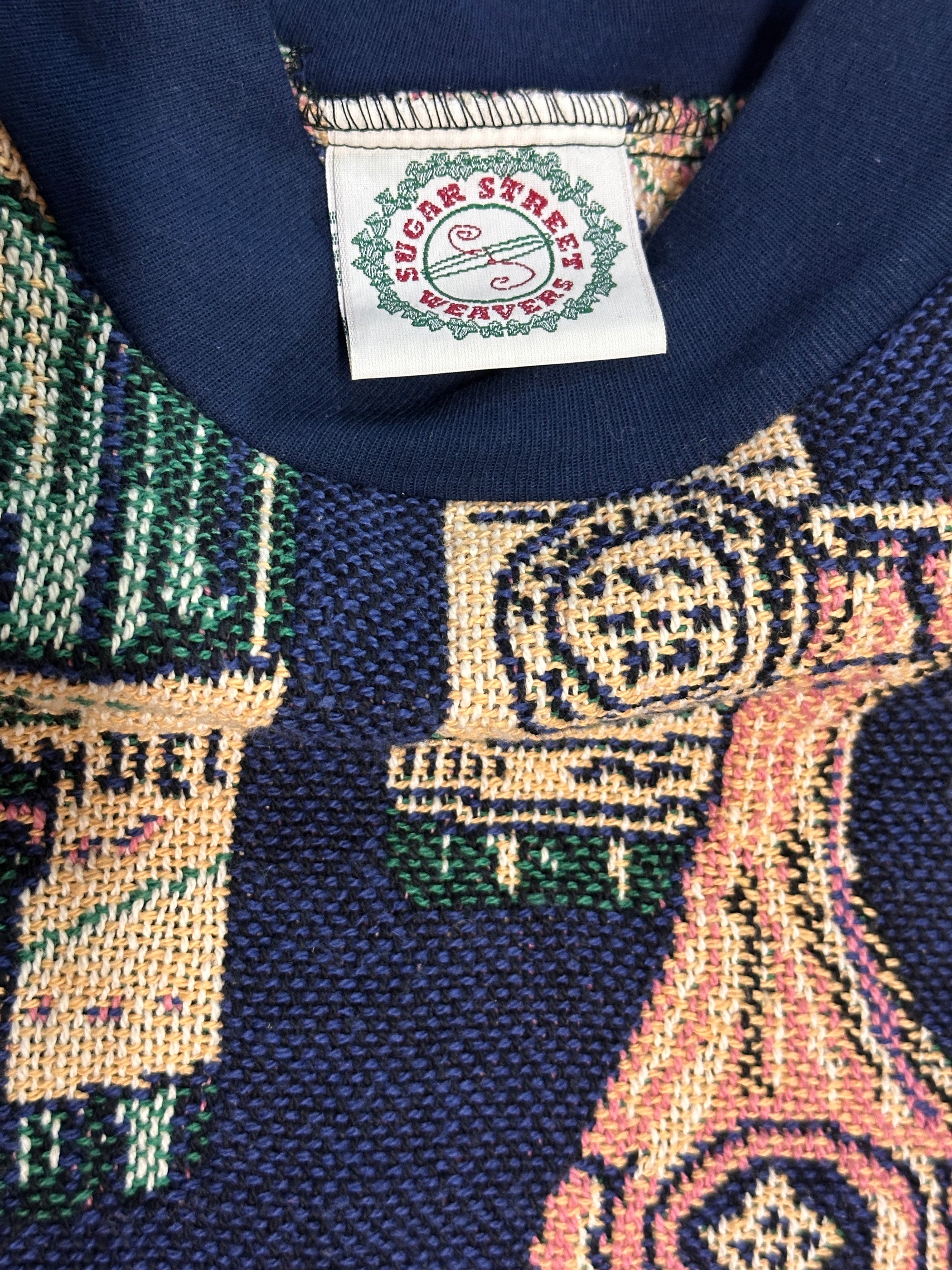 Vintage Deadstock 1990’s Sugar Street Weavers Wine Bottle Pullover