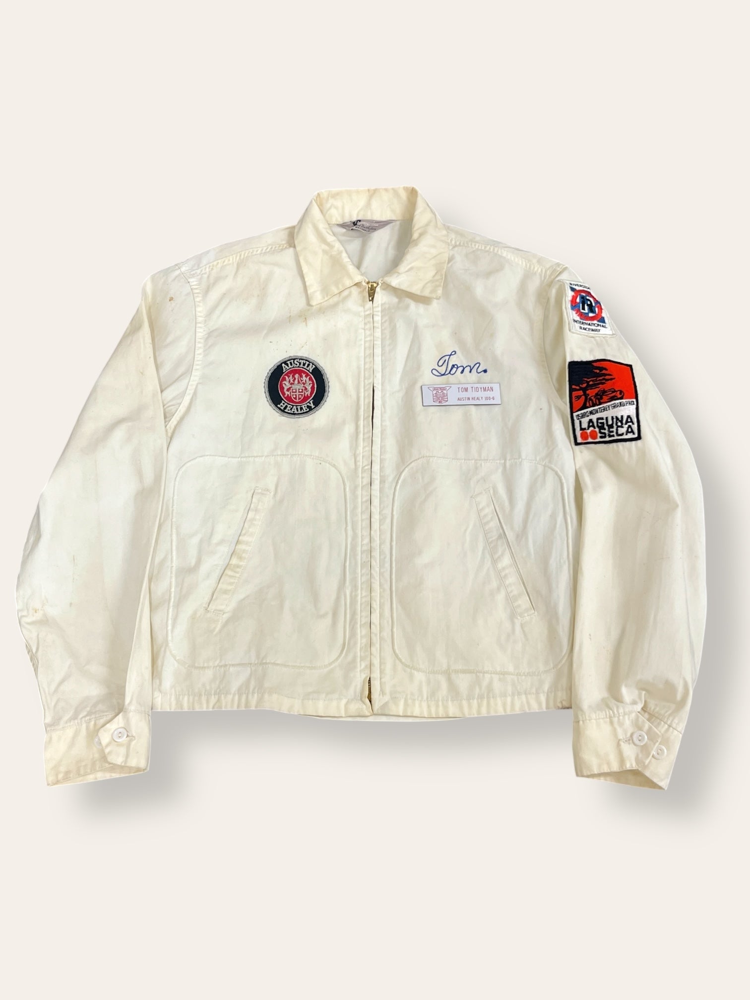 Vintage 1950's Austin Healey British Car Club Racing Jacket Vintage 1950's Austin Healey British Car Club Racing Jacket