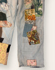 Vintage 1960’s Original Hippie Patched Lee Denim Jeans W:27