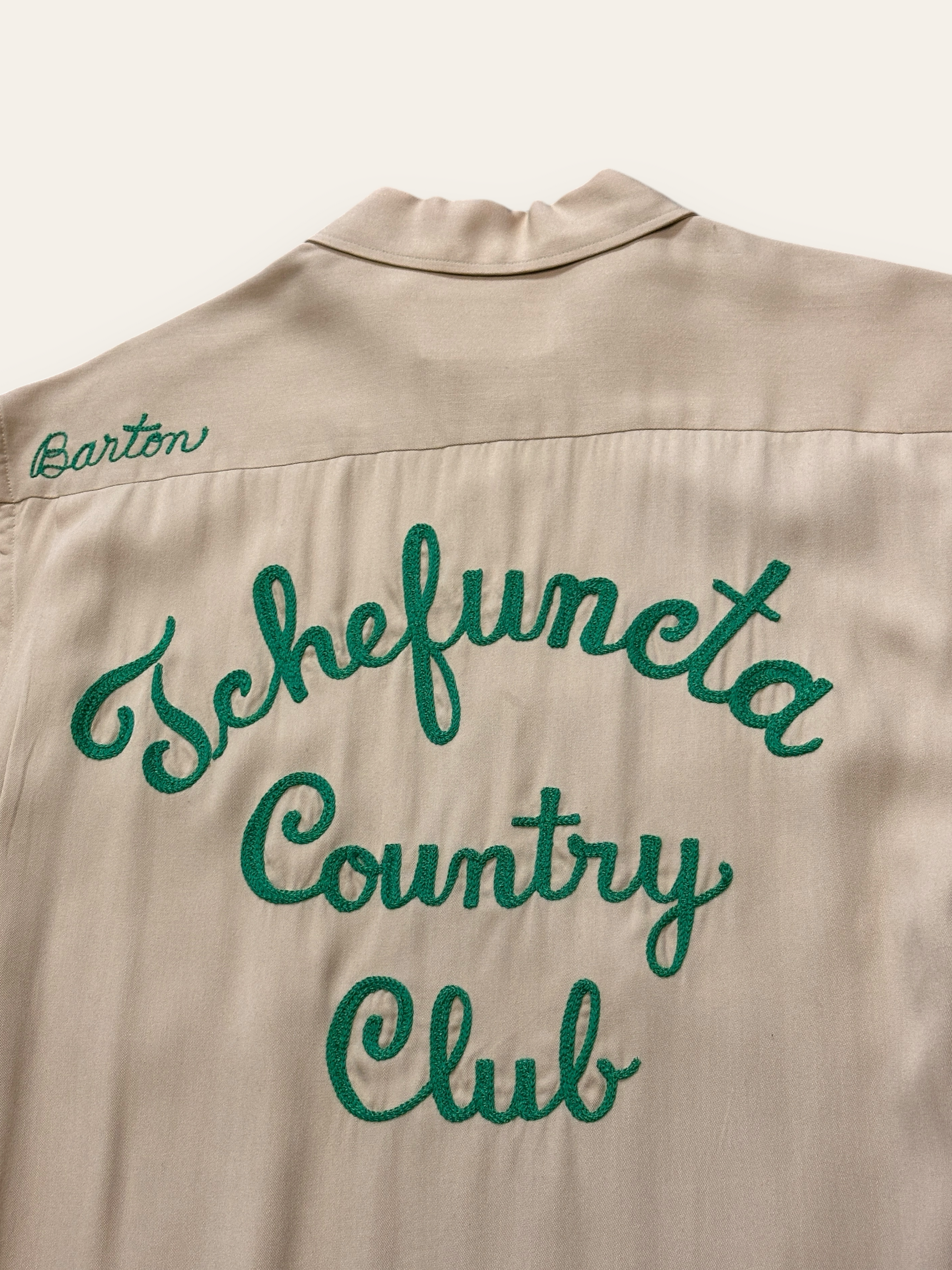 Vintage 1950’s Tchefuncta Country Club Chain Stitch Shirt