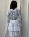 Vintage Early 1900’s Edwardian Tiered Lawn Dress