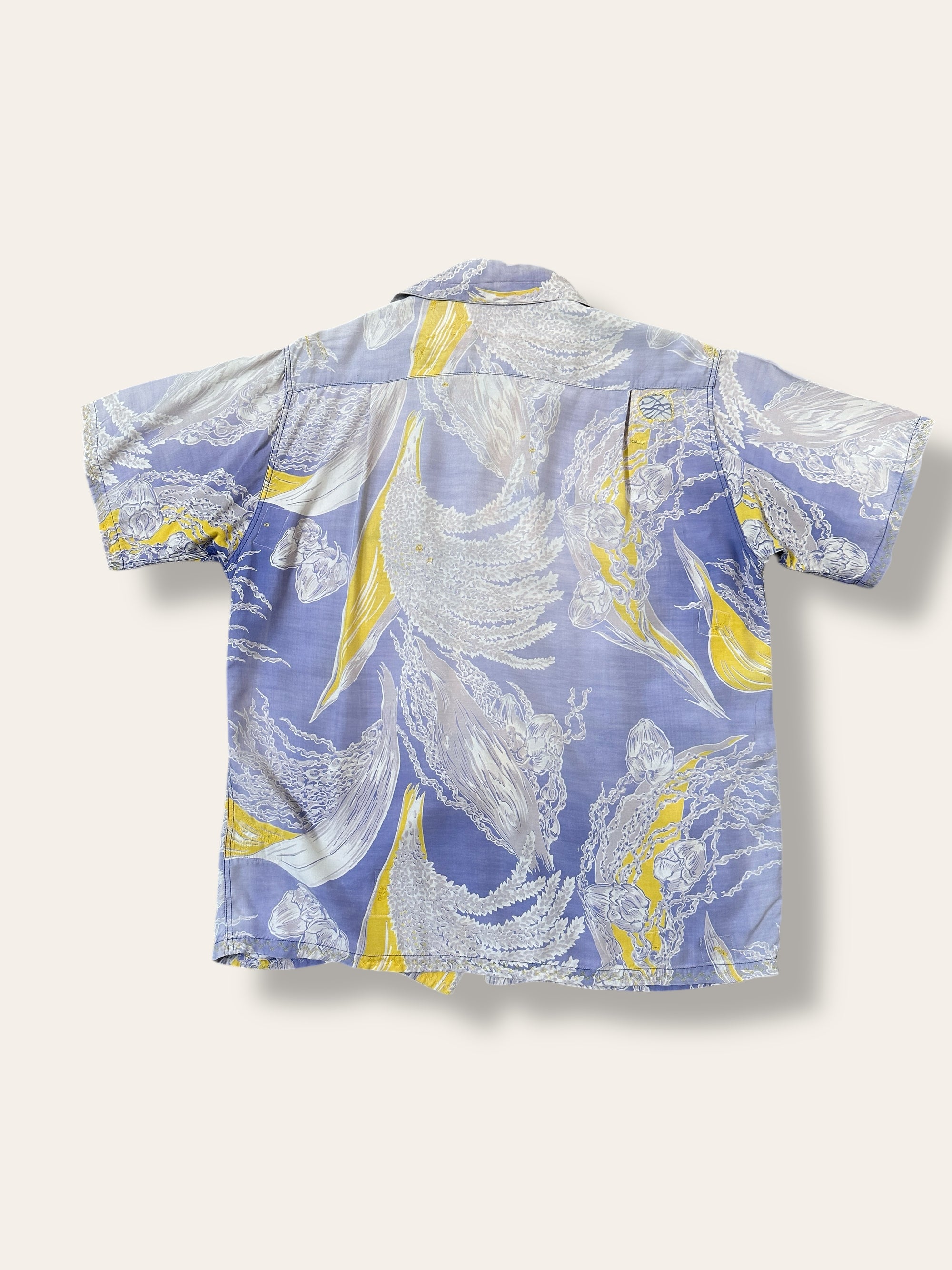Vintage 1950’s Mended Andrade Hawaiian Shirt