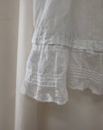 Vintage 1900’s Cotton & Lace Gauze Cotton Dress