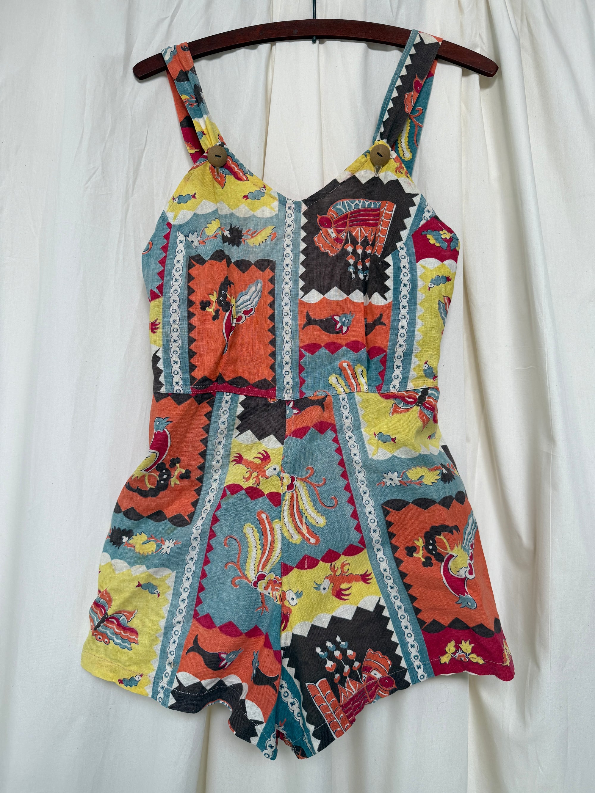 Vintage 1930’s Cotton Romper