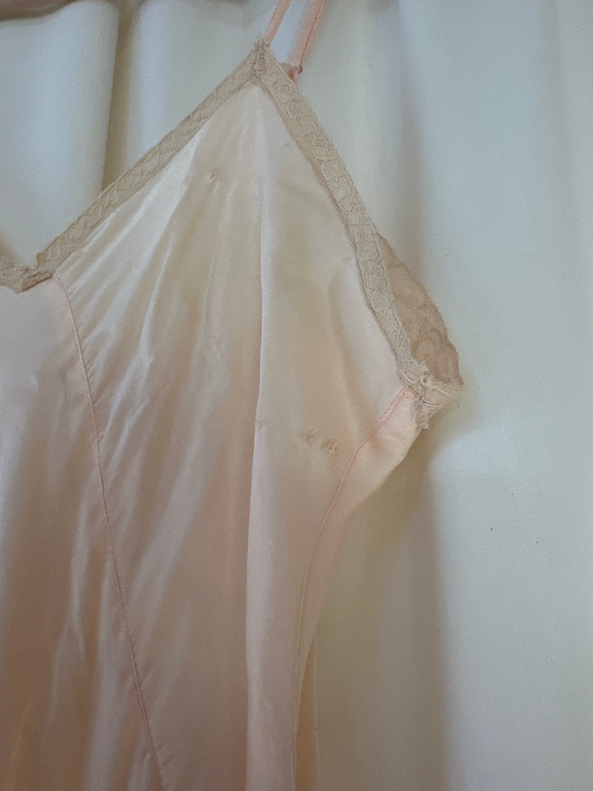 Vintage 1930’s Silk Negligée Slip Dress