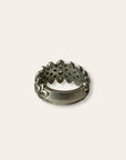 Good Art HLYWD 925 Sterling Silver Frida Ring | Sterling Silver Statement Band Ring Size 10
