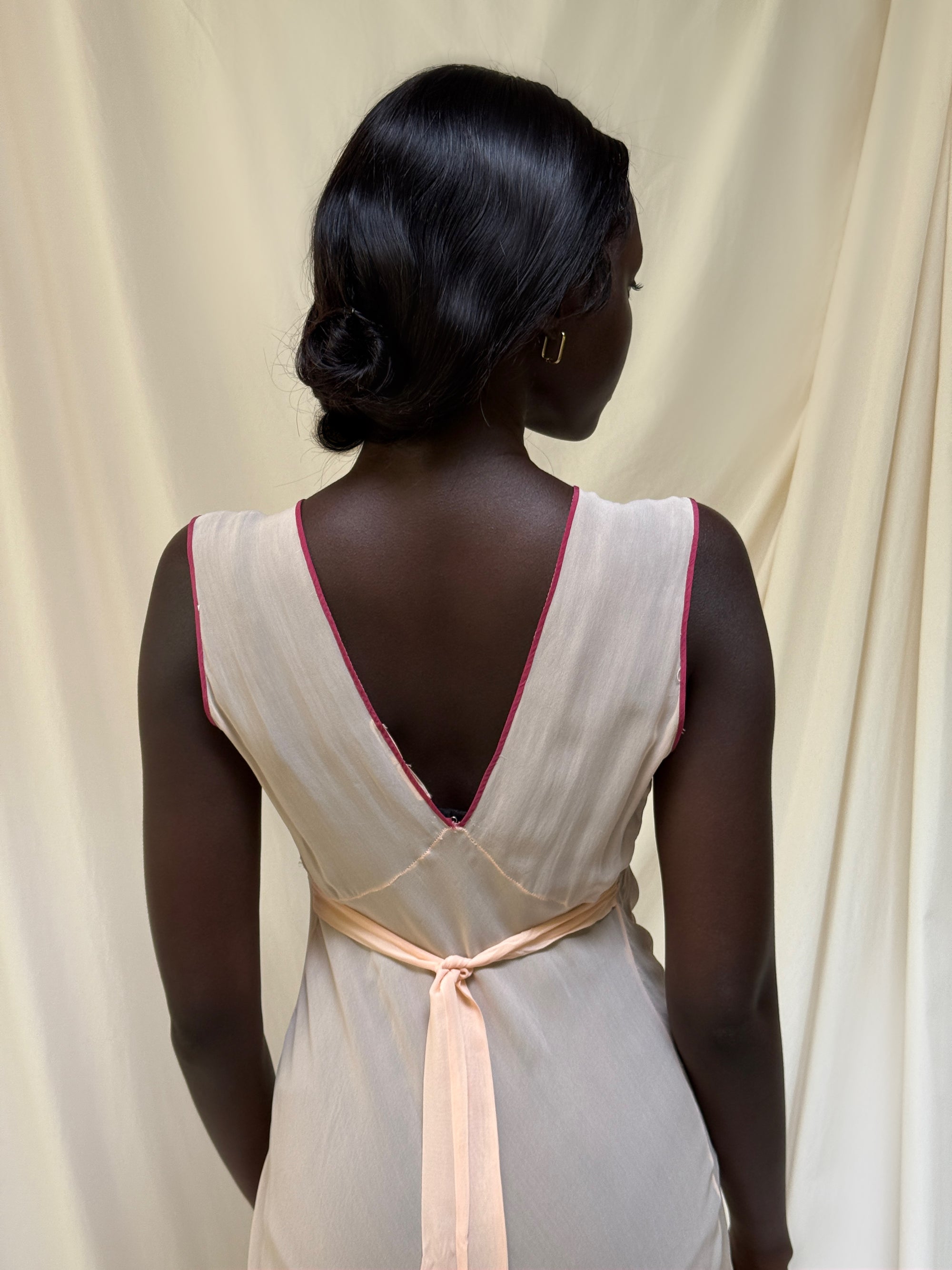 Vintage 1940’s Two Tone I. Magnin Slip Dress