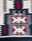 Vintage Navajo Storm Pattern Wool Weaving