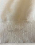 Vintage 1950’s Creme Quarter Zip Pullover Sweatshirt