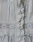 Vintage Edwardian Antique Lace Trim Blouse