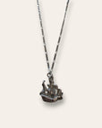 Vintage Sterling Silver Ship Necklace | Sterling Silver Charm Necklace