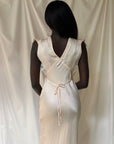 Vintage 1930’s Silk Bias Cut Peach Negligée