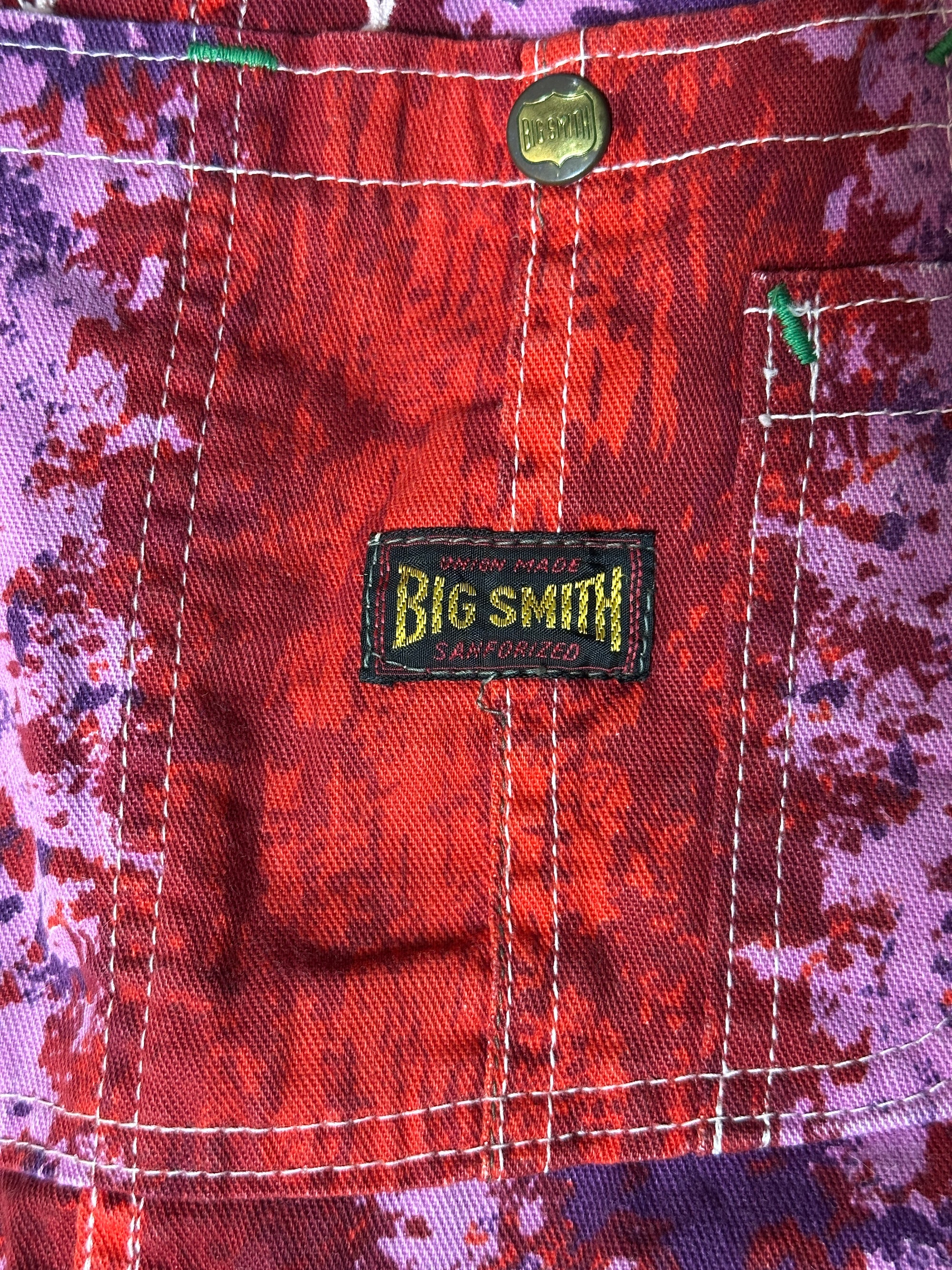Vintage 1960’s Rare Big Smith All Over Print Overalls
