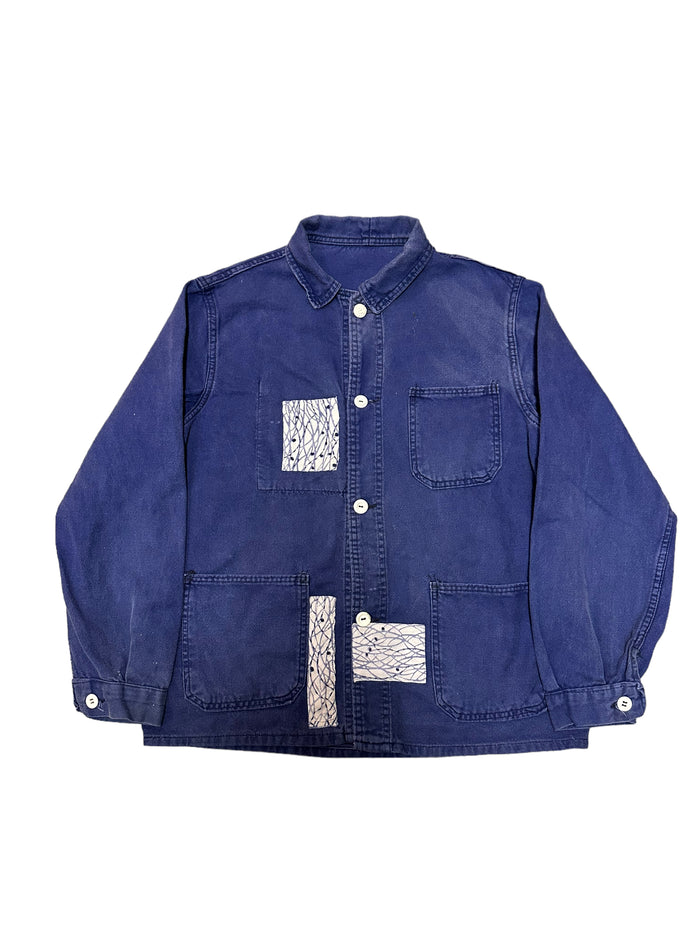ALC- Vintage Japanese Fabric Patched Workwear Jacket