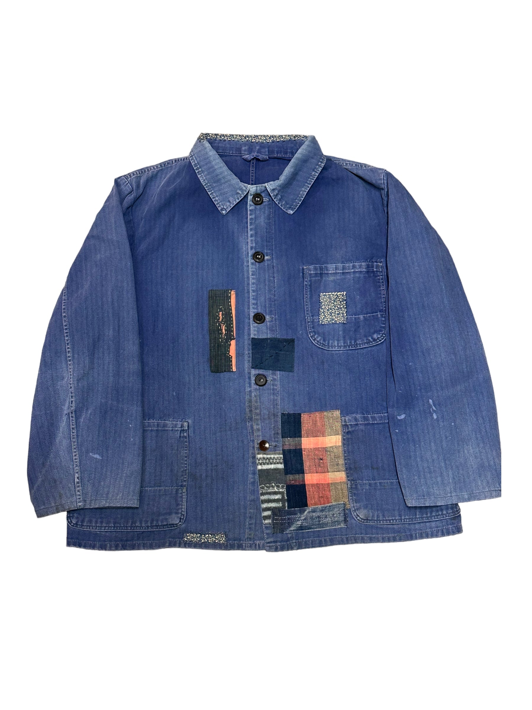 ALC- Vintage Fabric Patched Workwear Jacket