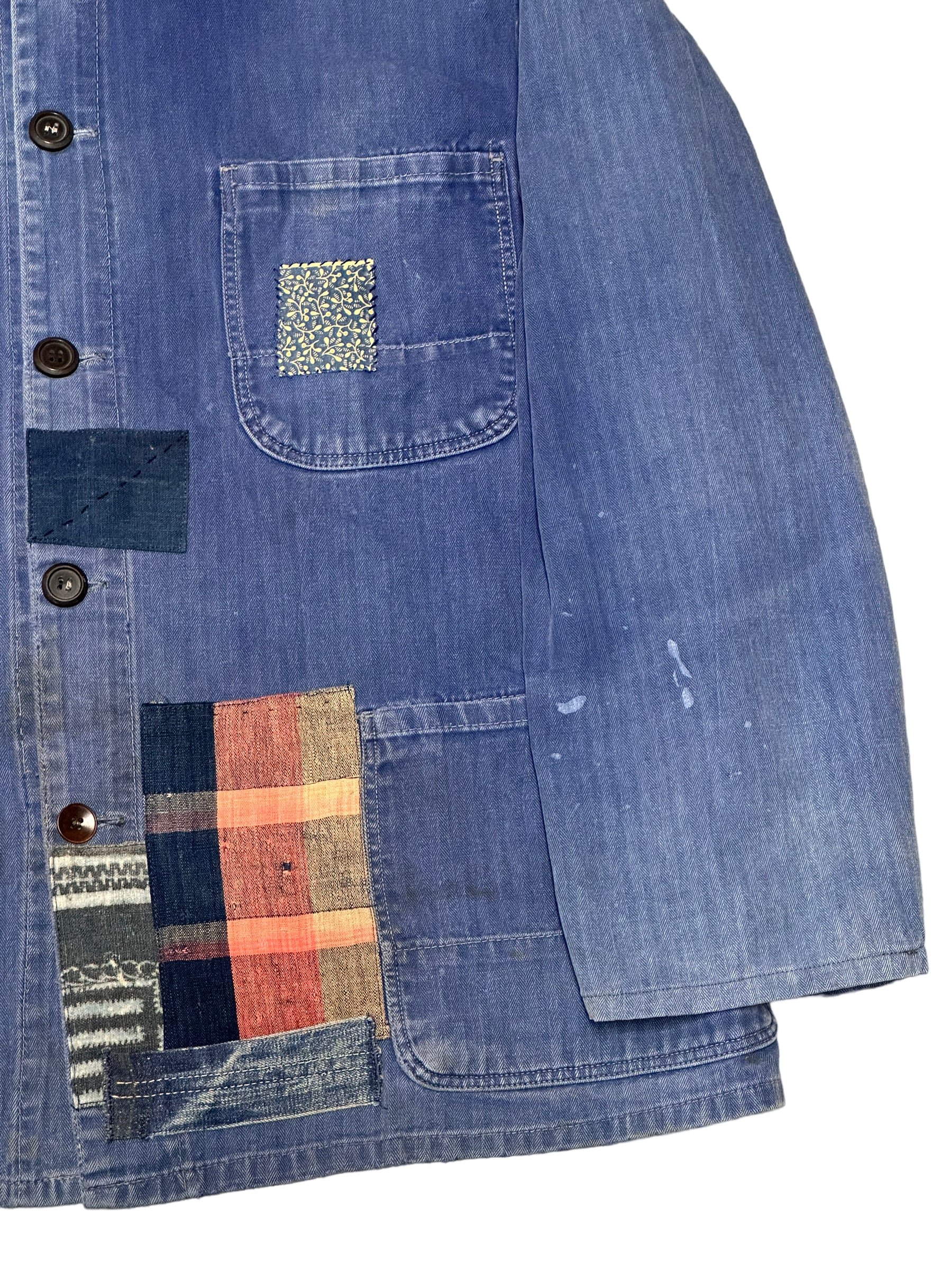 ALC- Vintage Fabric Patched Workwear Jacket
